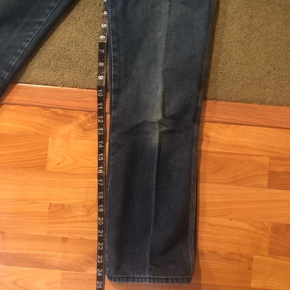 Vintage 70’s Girl’s Live Ins Embroidered Pocket Jeans Size 14 - Picture 6 of 11